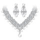 thumbnail image 2 of Collar Pendientes Aleación Rhinestone Conjunto de joyas Accesorios para banquetes de boda Wmkox8yii fajkfhkj5387, 2 of 8