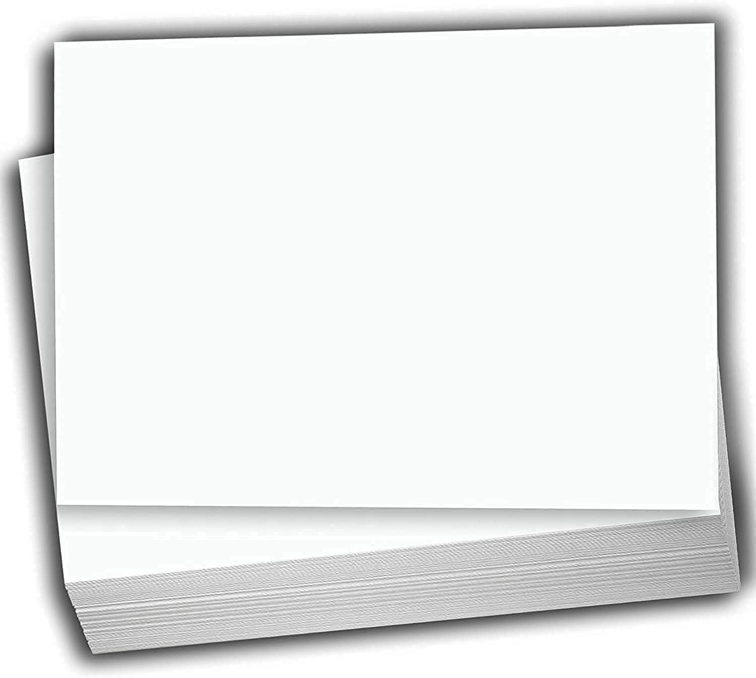 White Cardstock Heavy Weight Paper 4x6 Ultra Thick 120lb Cover Stock