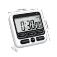 thumbnail image 2 of Large Lcd Digital Kitchen Timer Countdown 24 Hours Magnetic Timer, Student And Child Learning Reminder Timer. (Black), 2 of 5