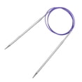 thumbnail image 3 of Agujas de Tejer Circulares Uxcell Tamaño US 7 Aguja de Metal de 40 pulgadas Acero Inoxidable para Proyectos Hechos a Mano DIY Tejer Mantas, 3 of 5
