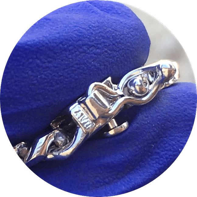 Men's Silver Cuban Link Chain in 3mm – Nialaya Jewelry