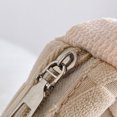 thumbnail image 4 of Bolso de hombro de lona informal para mujer, bolso de mensajero, bolso de viaje para estudiantes (caqui), 4 of 8