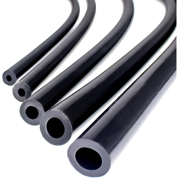 5 PCS Set Automotive Silicone Vacuum Tubing Hose, 1/8" 5/32" 1/4" 5/16" 3/8" ID High Performance 130PSI, 2M