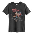 thumbnail image 1 of Amplified - Camiseta Iron Maiden 80 Tour para Adultos Unisex (Carbón), 1 of 5