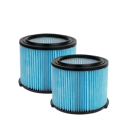 Nispira VF3500 Vacuum Filter Replacement Compatible with Ridgid Wet/Dry Vac 3-Layer Filters WD4050 WD4070 WD4522, 2 Pack