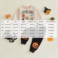 thumbnail image 3 of yboeqw 2Pcs Baby Boy Fall Clothes Infant Toddler Outfits Set Long Sleeve Letter Print Shirt Tops Pant Set Beige,Size 12-18 Months, 3 of 6