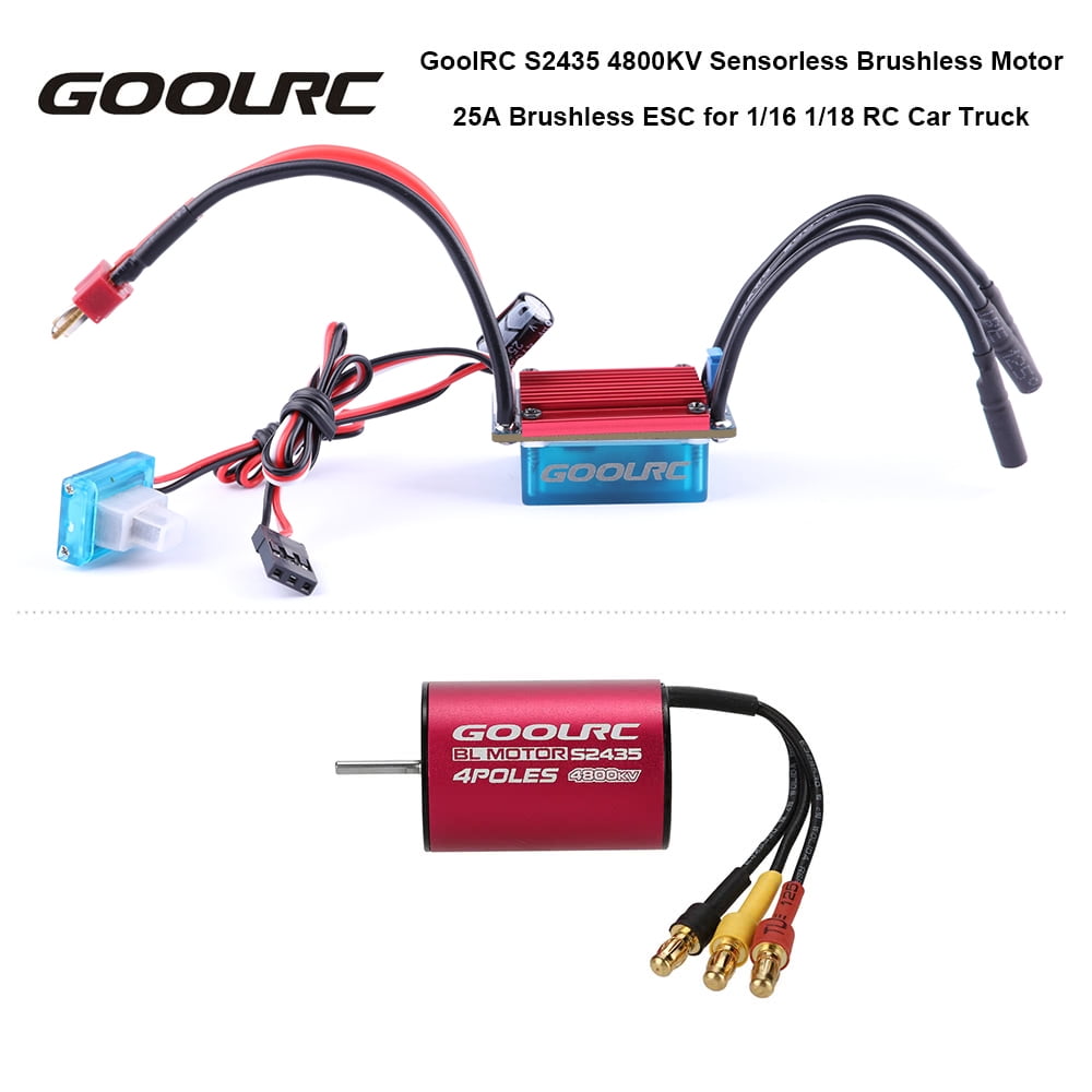 GoolRC S2435 4800KV Sensorless Brushless Motor &25A ESC Combo Set 2016 NEW G3U1 