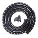 thumbnail image 4 of unbranded 1Jgo Organizador De Cables Espiral Negro Protector Flexible Para Gestión De Cables, 4 of 8