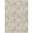 thumbnail image 2 of Addison Rugs Chantille Indoor/Outdoor Transitional Holiday Snowflake Beige Machine Washable Rectangle Rug, 10' x 14', 2 of 7