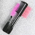 thumbnail image 2 of 6pcs Double-ended Eyebrow Brush Eyelash Brush Comb and  Comb Teeth (Purple), 2 of 2