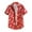 Red^, variant on Jjayotai George T Shirts for Men, Men's Summer Casual Short Sleeve Tops, Floral Print Vintage Beach Button Shirt, Mens Graphic Tees