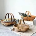 thumbnail image 2 of 2024 New Wooden Garden Fruit and Vegetable Basket: Sussex Basket - Home Garden Decoration (Medium) - Can be given as a gift - Yvan, 2 of 5