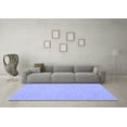 thumbnail image 3 of Ahgly Company Indoor Square Abstract Blue Contemporary Area Rugs, 8' Square, 3 of 4