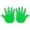 Green-WLL-40x35cm, variant on Foam Cheering Hand, Lightweight Party Prop For Games And Events, Holiday Home Accent,Purple-40X35Cm