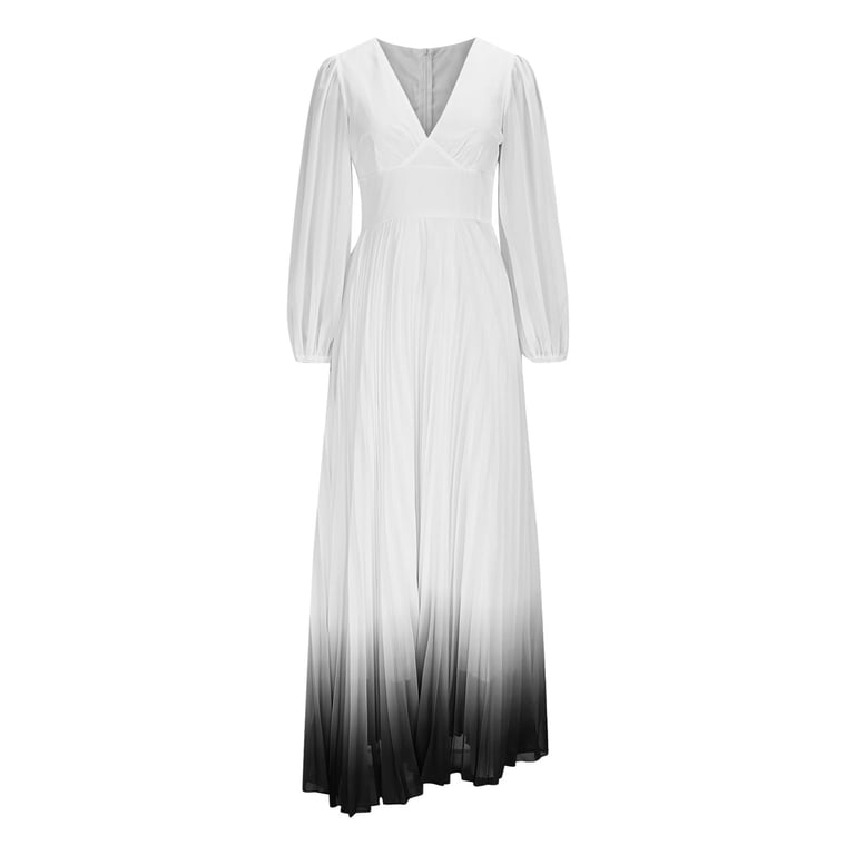 chinese dress ladies Amazon.com: CHICWISH Women's Splendor of The Sunset Orange Violet Halter  Neck Gradient Pleated Maxi Slip Chiffon Dress : Clothing, Shoes & Jewelry