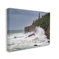 thumbnail image 3 of Stupell Crashing Ocean Waves Cliff Wall Landscape Photography Gallery Wrapped Canvas Print Wall Art, 3 of 5
