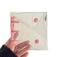 thumbnail image 1 of Mini PVC Notebook Binder Cover Planner Loose-Leaf Folder Envelope Cash, 1 of 8