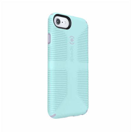 Speck iPhone 8, 7, 6 & SE CandyShell Grip phone case in Cyan and Lilac