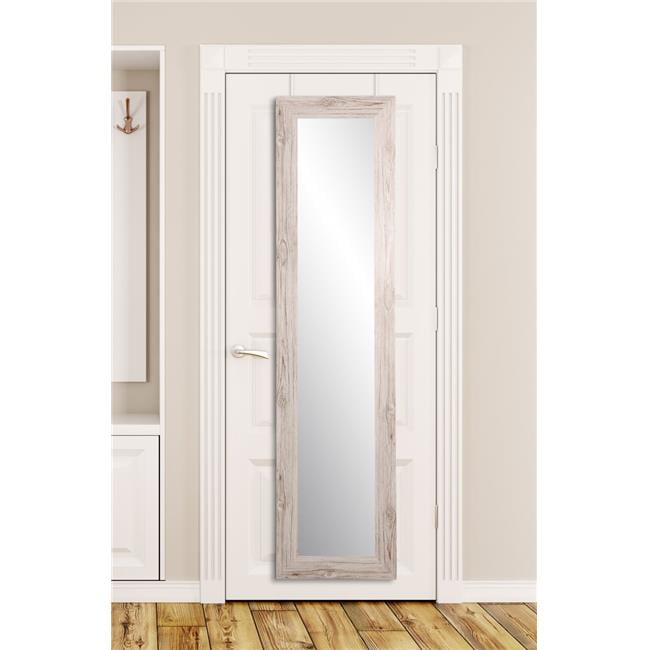 Brandtworks Bm8thinh Wh 3 In Full Length Over The Door Mirror 44 Full Length Over The Door Mirror 44
