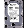 thumbnail image 2 of WD7500AADS-00M2B0, DCM DBRNNT2MA, Western Digital 750GB SATA 3.5 Hard Drive, 2 of 2