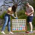 thumbnail image 3 of Yard Games Giant Tumbling Timbers & Giant 4 in a Row Outdoor Game Bundle, 3 of 12