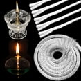 thumbnail image 6 of Replacement White Fiberglass Wick Holders Oil Candle Wicks 3mm Width 10 meters length Wicks for DIY Oil Lamps Craft Candle Making Supplies, 6 of 6