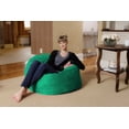 thumbnail image 3 of Chill Sack Bean Bag Chair, Memory Foam Lounger with Micorsuede Cover, Kids, 3 ft, Tide Pool, 3 of 3