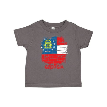 

Inktastic Graffiti Georgia State Flag Gift Toddler Boy or Toddler Girl T-Shirt