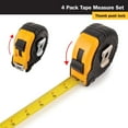 thumbnail image 3 of Titan 10902 4-Piece Tape Measure Set (12', 16', 25' and 33'), 3 of 4
