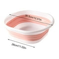 thumbnail image 3 of Euaioeiu Collapsible Portable Silicone Wash Basin Foldable Travel Foot Soak Tub Multipurpose Sink for Camping Backpacking Dormitory Home Bathroom, 3 of 8