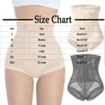 thumbnail image 3 of Tummy Control Shapewear for Women Lace Butt Lifter Panties High Waisted Faja Body Shaper Beige 2XL, 3 of 4