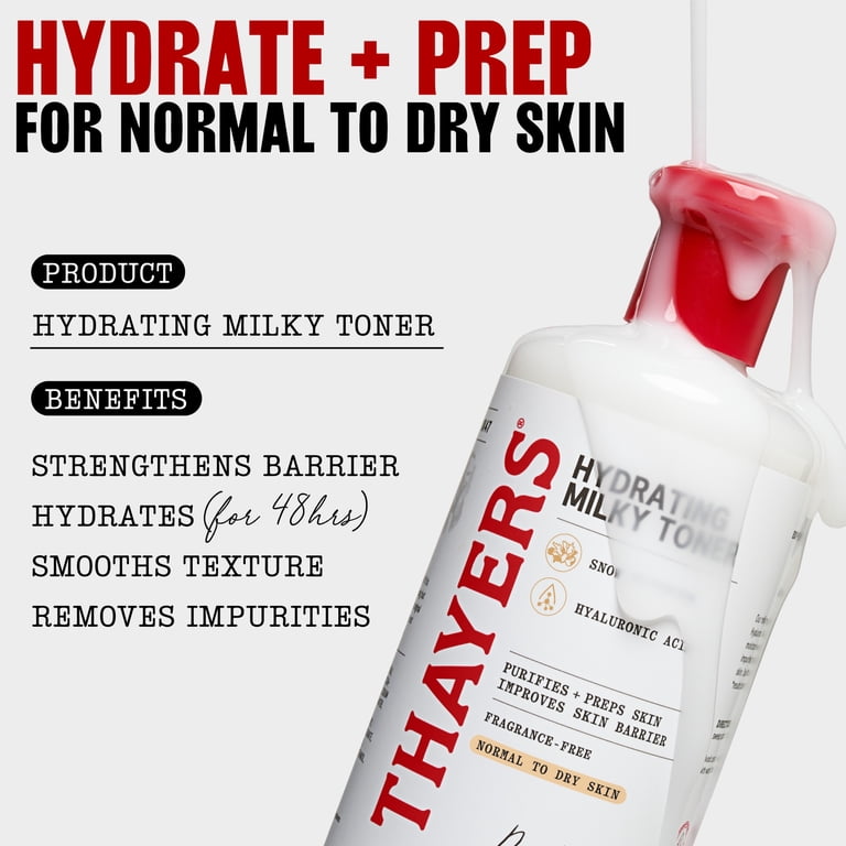Thayers, Hydrating Milky Facial Toner, 8.5 fl oz, Hyaluronic Acid