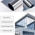 thumbnail image 2 of Mirror Film Self-adhesive Reflective Privacy Screen Window Film Solar Film For Heat Insulation Uv Protection And Privacy Screen Silver (40*200cm), 2 of 5