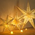 thumbnail image 4 of Hollow Star Hanging Pendant Merry Christmas Decoration for Home Christmas Ornaments Xmas Gifts Navidad 2024 Happy New Year 2025, 4 of 5