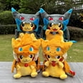 thumbnail image 2 of 4 Styles Cosplay Pokemon Plush Mega Shiny Charizard XY Pikachu Cloak Stuffed Toy Cartoon Soft Doll, 2 of 5