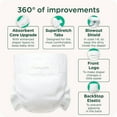 thumbnail image 4 of Organic Cotton Enhanced Chlorine Free Disposable Diaper - Size 2 - 62ct, 4 of 6