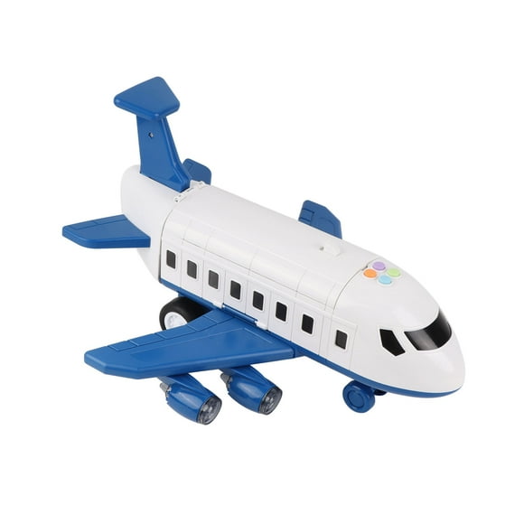 Airplane Car Toys, Plane Car Toy Set Multifunctional Sound Light Transforming Interactive for Kids