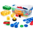 thumbnail image 5 of Building Blocks 100 Set - Building Toys Gift for Boys & Girls - STEM Educational Fun Toy Set, Ages 3 Years and Up - Original - By Play22, 5 of 10