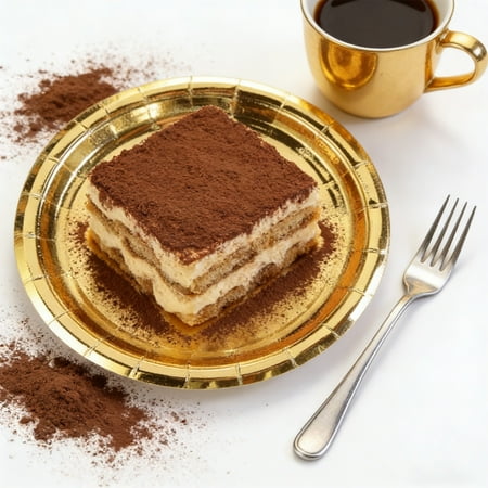 Steadline Disposable Paper Plates with Gold Foil Elegant 9in Metallic Party Dinnerware for Birthday Wedding Celebration Pack of 10 Sturdy Plates for Cake Dessert and Appetizer Serving Steadline Disposable Paper Plates with Gold Foil Elegant 9in Metallic Party Dinnerware for Birthday Wedding Celebration Pack of 10 Sturdy Plates for Cake Dessert and Appetizer Serving