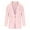 Pink, variant on Lilgiuy Fashion Womens Pocket Coat Jacket Solid Sleeve Outerwear Tops for Going Out