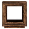 thumbnail image 3 of Yardi Yarda Wood End Table, Square Side Table Nightstands with Storage, End Table for Indoor, Brown, 3 of 5