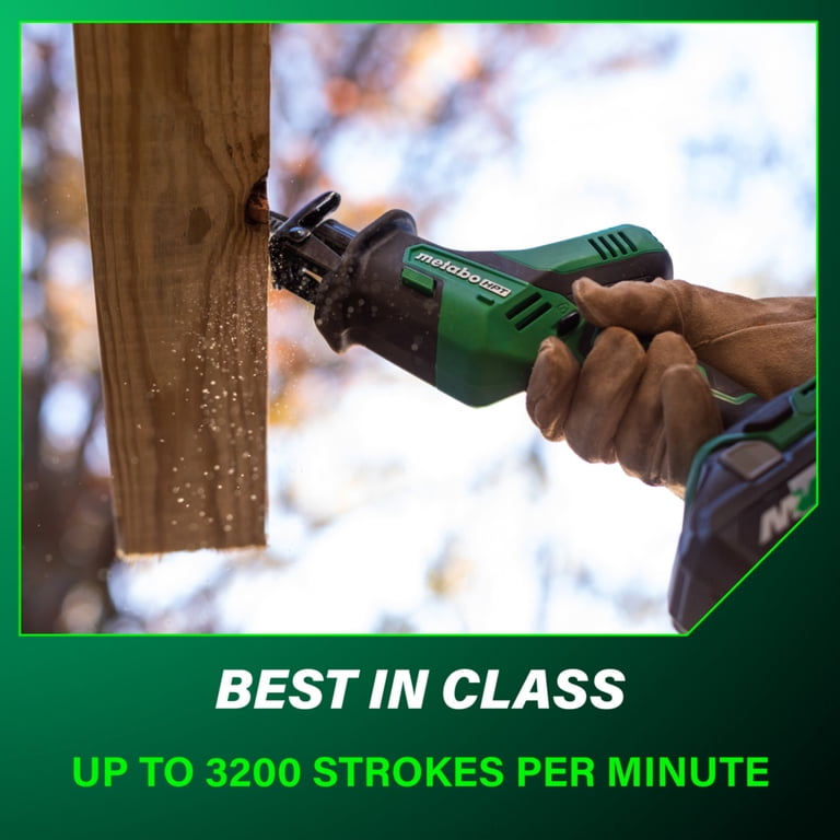 Metabo HPT 18V Cordless Reciprocating Saw, Sub-Compact photo 7
