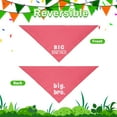 thumbnail image 6 of Big Brother Dog Bandana Soft Pink Large 1PCS, Adjustable Triangle Scarf, Pregnancy Announecment, New Baby for Family., 6 of 6