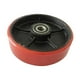 thumbnail image 3 of Ruedas para carretilla elevadora, accesorios manuales para camiones de 180mm de diámetro para carros industriales Rojo y negro, 3 of 8