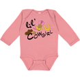 thumbnail image 3 of Inktastic Lil' Cowgirl Girls Long Sleeve Baby Bodysuit, 3 of 5