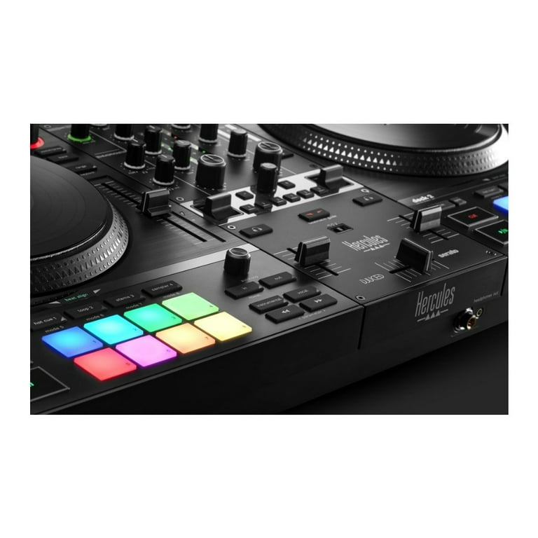 Motorized Black Inpulse Controller T7 Hercules DJ 2-Channel DJControl DJ