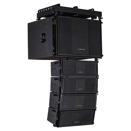 Sound Town ZETHUS Series Line Array Speaker System with One 15-inch Line Array Subwoofer  Four Compact 2 X 5-inch Line Array Speakers  Black price history on PriceWatchPro