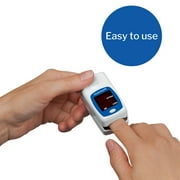 SmartHeart Talking Pulse Oximeter | Audible Results for Visually Impaired | Blood Oxygen Saturation | Monitor Lanyard and Batteries | Portable Spot-Check Monitoring