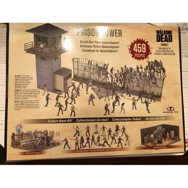 Prison Tower & Gate The Walking Dead Mcfarlane Toys 620pcs