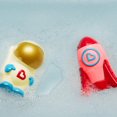 thumbnail image 2 of Munchkin Galaxy Buddies™ Water Safe Light Up Bath Toy Set - Astronaut & Rocket Ship, 2 of 6